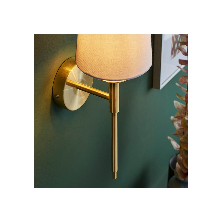 Endon 92955 - Lampă de perete 1xE14/6W/230V alb/auriu