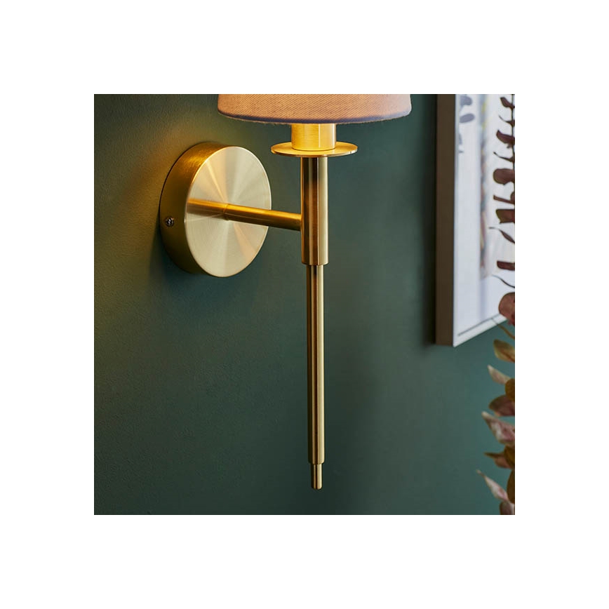 Endon 92955 - Lampă de perete 1xE14/6W/230V alb/auriu