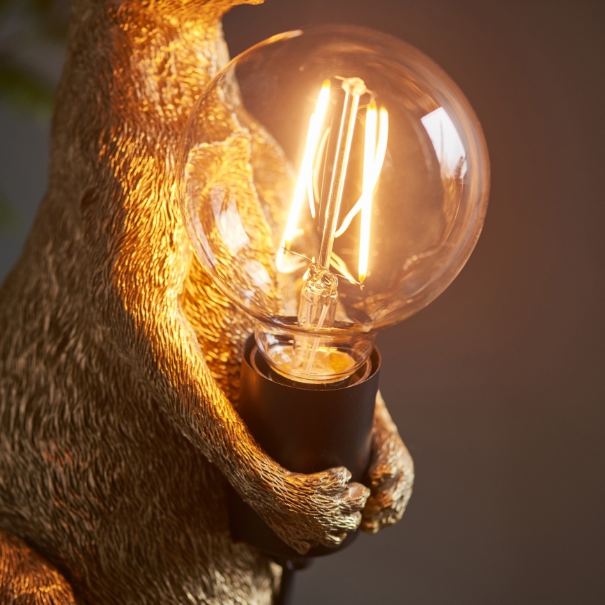 Endon 95075 - Lampă de masă KANGAROO 1xE27/10W/230V aurie