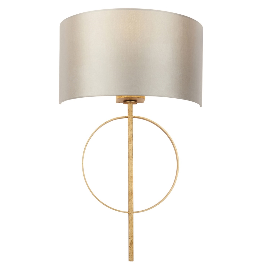 Endon 95210 - Lampă de perete 1xE27/10W/230V gri/alamă