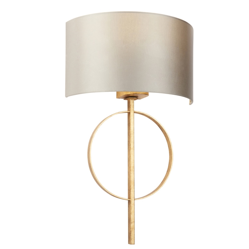 Endon 95210 - Lampă de perete 1xE27/10W/230V gri/alamă