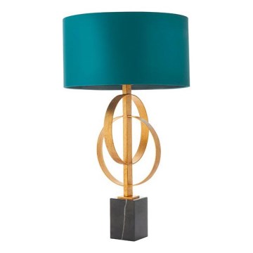 Endon 95221 - Lampă de masă 1xE27/10W/230V albastru/alamă/negru