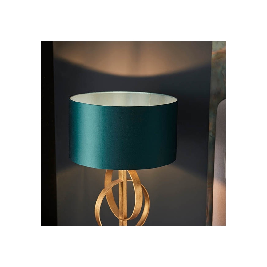 Endon 95221 - Lampă de masă 1xE27/10W/230V albastru/alamă/negru