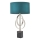 Endon 95225 - Lampă de masă 1xE27/10W/230V albastru/gri/negru