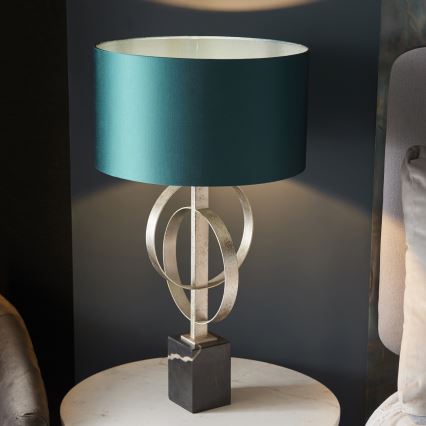 Endon 95225 - Lampă de masă 1xE27/10W/230V albastru/gri/negru