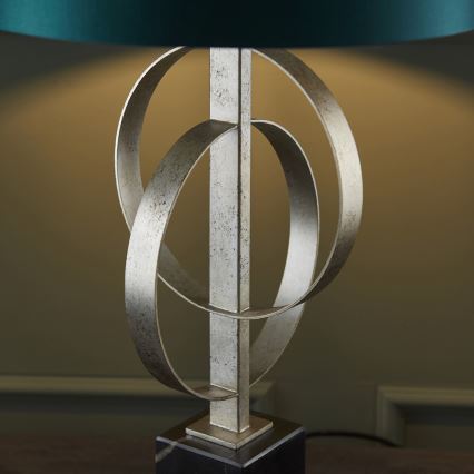 Endon 95225 - Lampă de masă 1xE27/10W/230V albastru/gri/negru