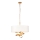 Endon 95268 - Lustră cu lanț, 3x soclu E14, 6W, 230V, Ø 60 cm, alb/alamă