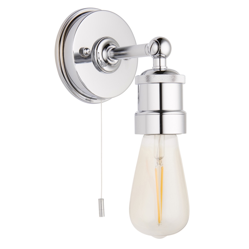 Endon 95505 - Aplică de perete pentru baie MILLER 1xE27/6W/230V IP44 crom lucios