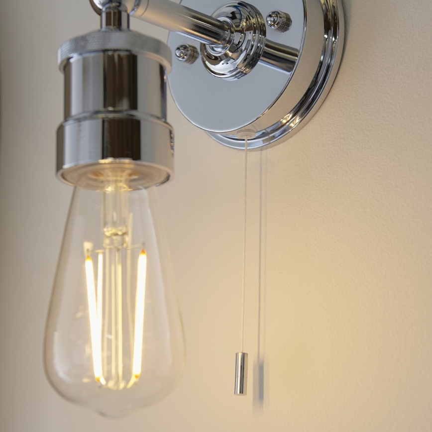 Endon 95505 - Aplică de perete pentru baie MILLER 1xE27/6W/230V IP44 crom lucios