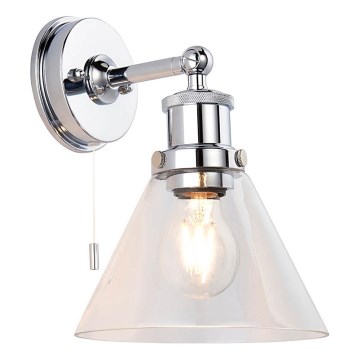 Endon 95513 - Aplica spot de perete pentru baie TOULON, 1xE27/10W/230V, IP44, crom lucios