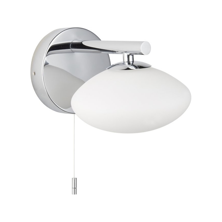 Endon 97181 - Aplica de perete pentru baie MOBIAS 1xG9/3W/230V IP44 crom lucios/alb