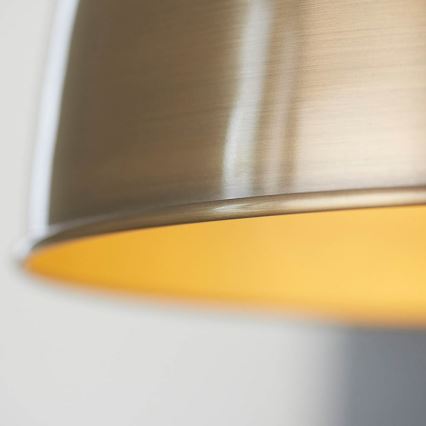 Endon 98744 - Lustră suspendată pe cablu FRANKLIN 1xE27/10W/230V, alamă