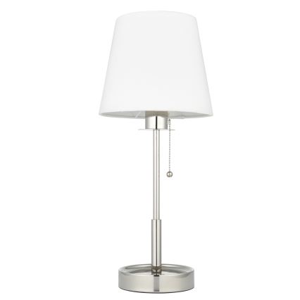 Endon 99596 - Lampă de masă 1xE27/10W/230V alb/crom lucios