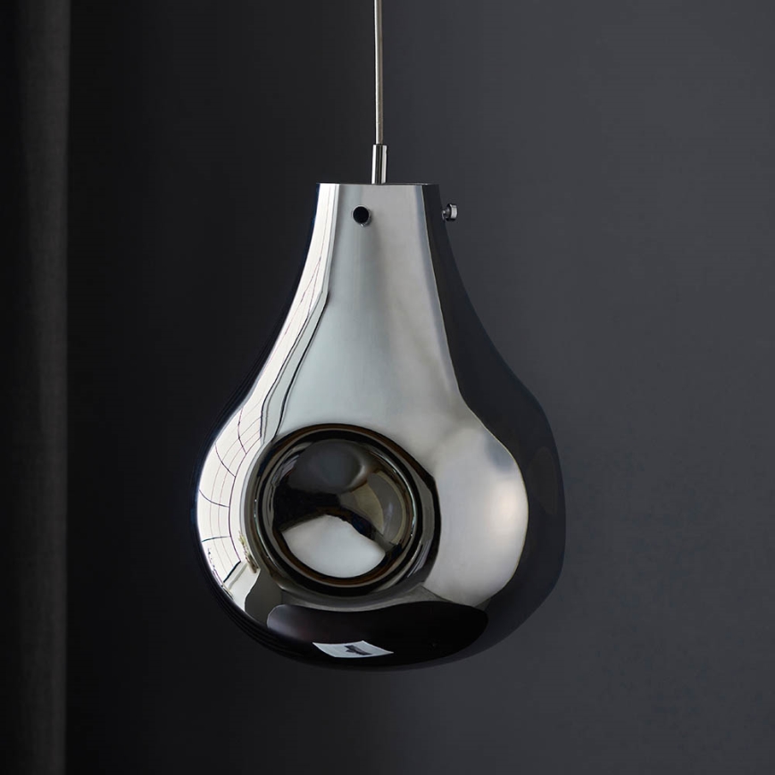 Endon 99788 - Pendul cu cablu EUROPA 1xE27/10W/230V negru fumuriu