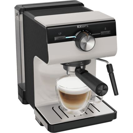 Espressor pentru două cești Krups AUTHENTIC 1450W/230V gri