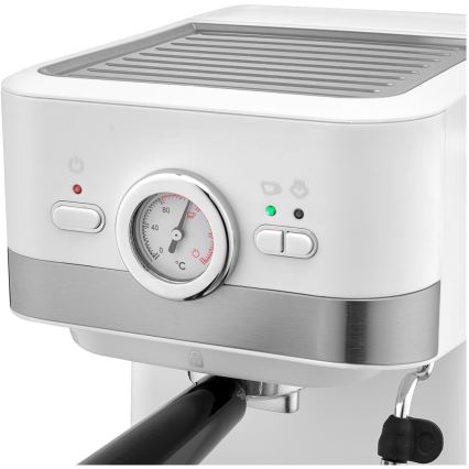 Espressor Sencor 1050W/230V alb/crom mat