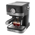Espressor Sencor 1050W/230V negru/crom mat