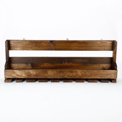 Etajeră de perete 28x102 cm maro molid
