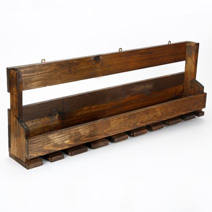 Etajeră de perete 28x102 cm maro molid
