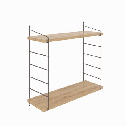 Etajeră de perete ARMONI 58x72 cm bej/maro