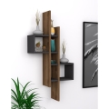 Etajeră de perete EMSE 108x53,8 cm maro/antracit