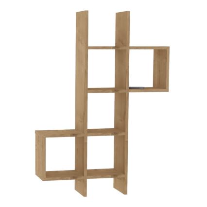 Etajeră de perete KENO 125x79 cm maro