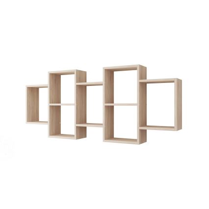 Etajeră de perete TRIO 65x161 cm stejar sonoma