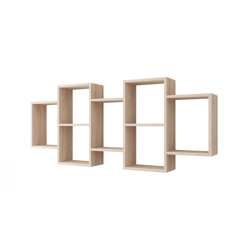 Etajeră de perete TRIO 65x161 cm stejar sonoma