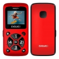 Evolveo EasyPhone ID - telefon mobil pentru seniori, roșu