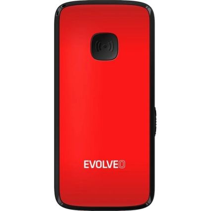 Evolveo - EasyPhone ID telefon mobil roșu pentru seniori