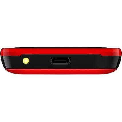 Evolveo - EasyPhone ID telefon mobil roșu pentru seniori