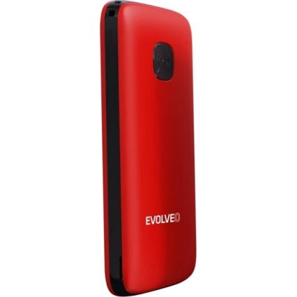 Evolveo - EasyPhone ID telefon mobil roșu pentru seniori