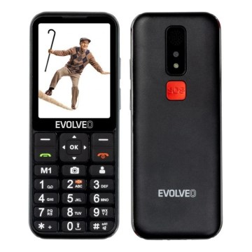 Evolveo - EasyPhone LT 4G telefon mobil pentru seniori, negru