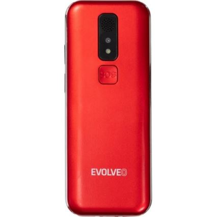 Evolveo - EasyPhone LT 4G, telefon mobil pentru seniori, roșu