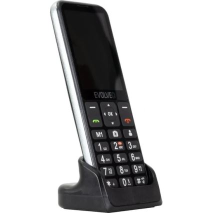 Evolveo - EasyPhone LT, telefon mobil 4G pentru seniori, negru