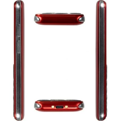 Evolveo - EasyPhone LT, telefon mobil 4G pentru seniori, roșu