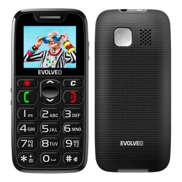 Evolveo - EasyPhone, telefon mobil pentru seniori, negru