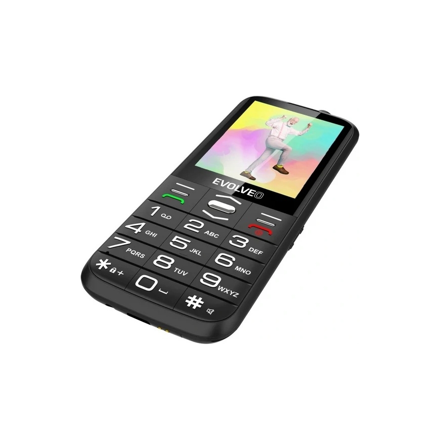 Evolveo - EasyPhone XO, telefon mobil pentru seniori, negru