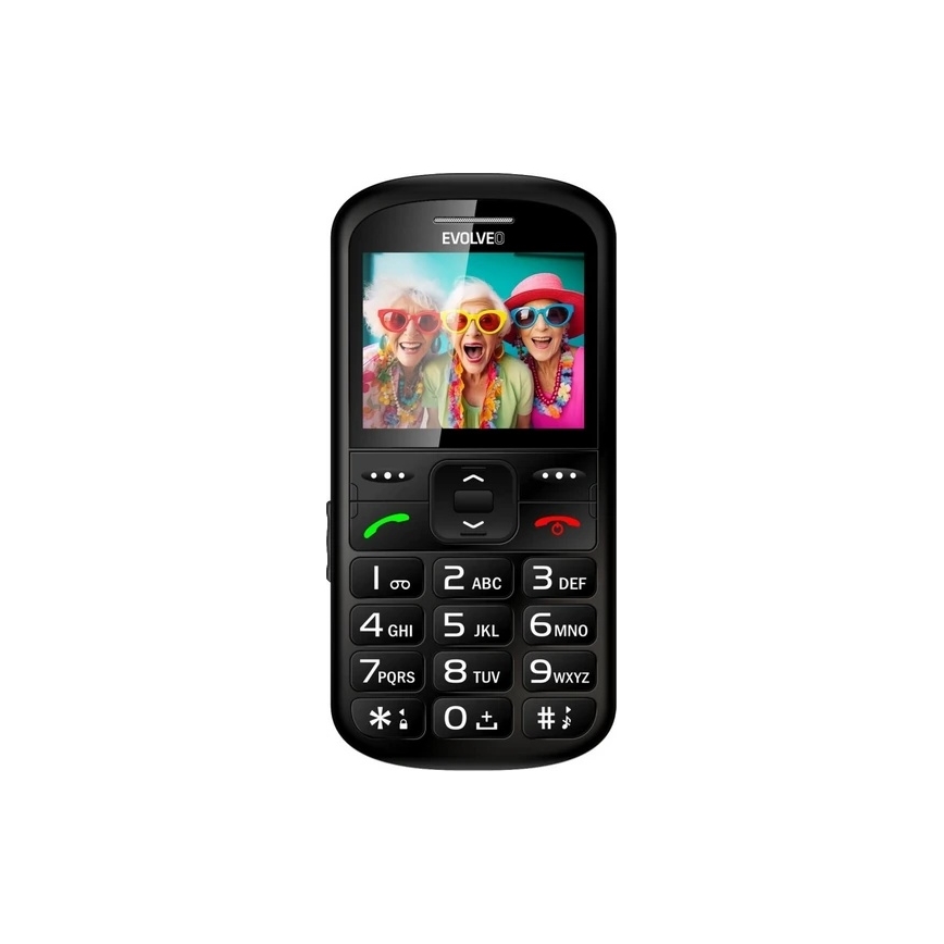 Evolveo - EasyPhone XS, telefon mobil pentru seniori, negru