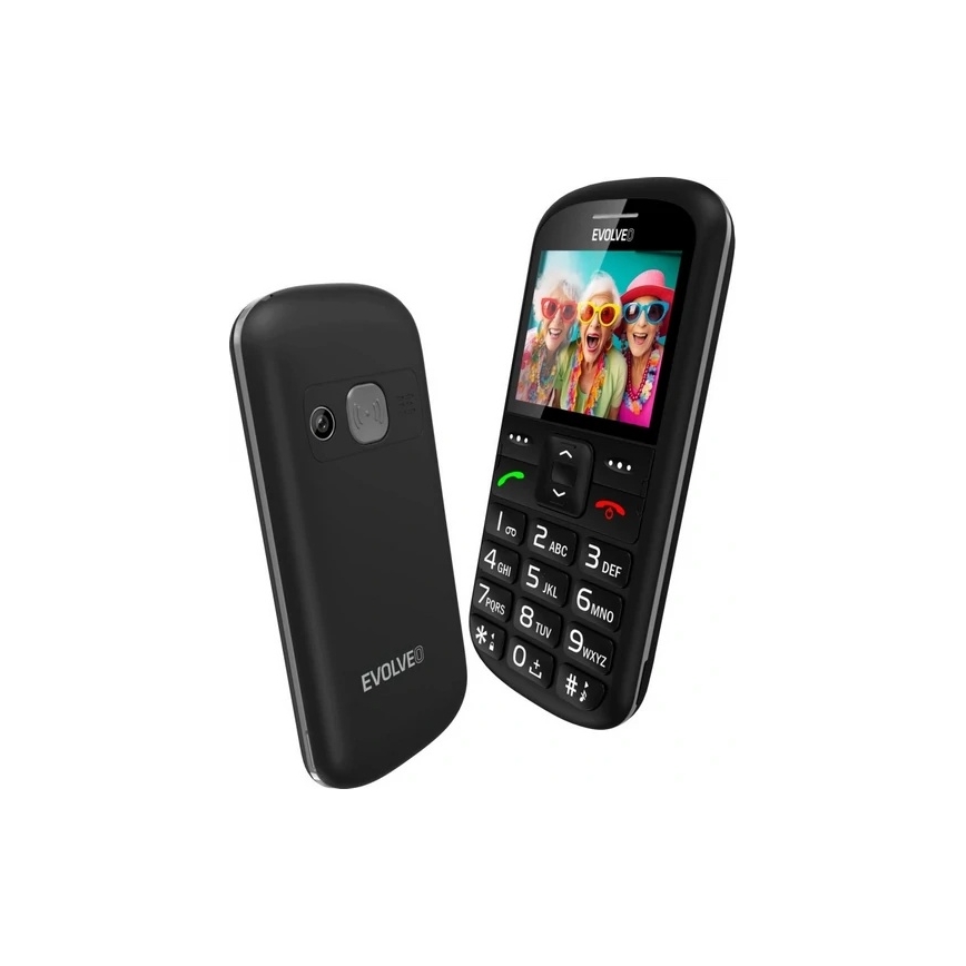 Evolveo - EasyPhone XS, telefon mobil pentru seniori, negru