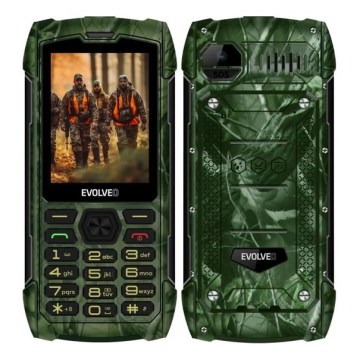 Evolveo - StrongPhone H1, telefon Dual SIM impermeabil, camuflaj de vânătoare