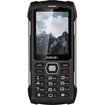 Evolveo StrongPhone H1, telefon Dual SIM rezistent la apă, negru/argintiu