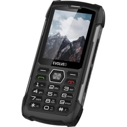 Evolveo StrongPhone H1, telefon Dual SIM rezistent la apă, negru/gri
