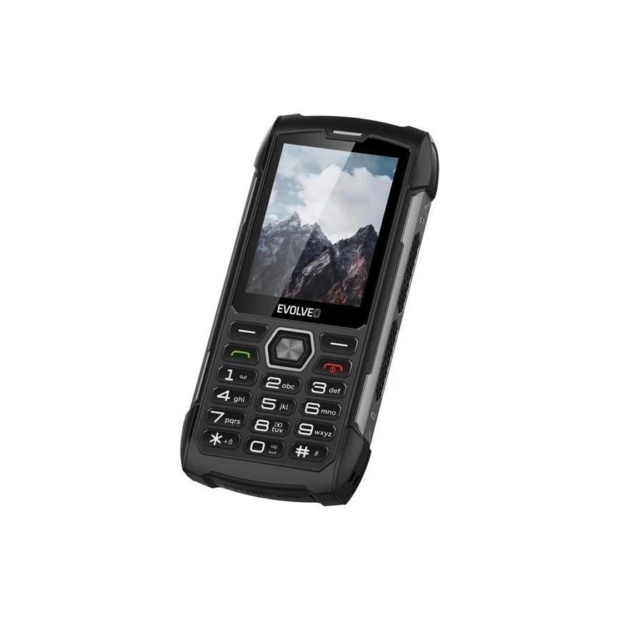 Evolveo StrongPhone H1, telefon Dual SIM rezistent la apă, negru/gri
