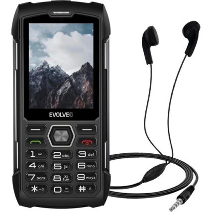 Evolveo StrongPhone H1, telefon Dual SIM rezistent la apă, negru/gri