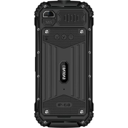 Evolveo - StrongPhone Q1, telefon Dual SIM rezistent la apă, negru
