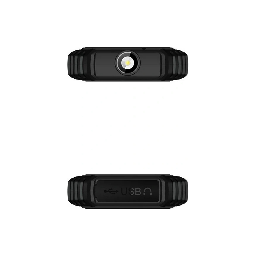 Evolveo - StrongPhone Q1, telefon Dual SIM rezistent la apă, negru