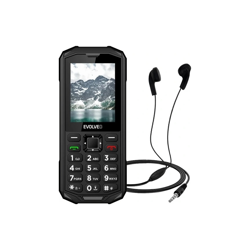 Evolveo StrongPhone X5, telefon Dual SIM rezistent la apă, negru/gri