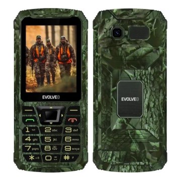 Evolveo - StrongPhone Z6, telefon Dual SIM rezistent la apă, camuflaj de vânătoare