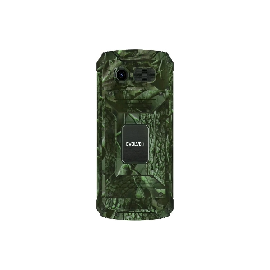 Evolveo - StrongPhone Z6, telefon Dual SIM rezistent la apă, camuflaj de vânătoare